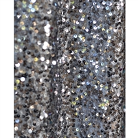 Charcoal Sequin Fabric