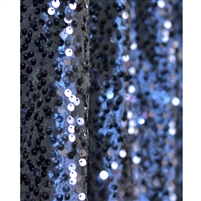 Navy Sequin Fabric