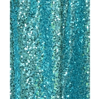 Teal Sequin Fabric